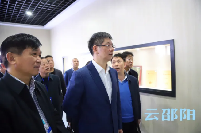 刘事青到邵阳经开区调研重点产业项目建设：狠抓发展更加主动为企业纾困 助市场主体青山常在生机盎然(图4)