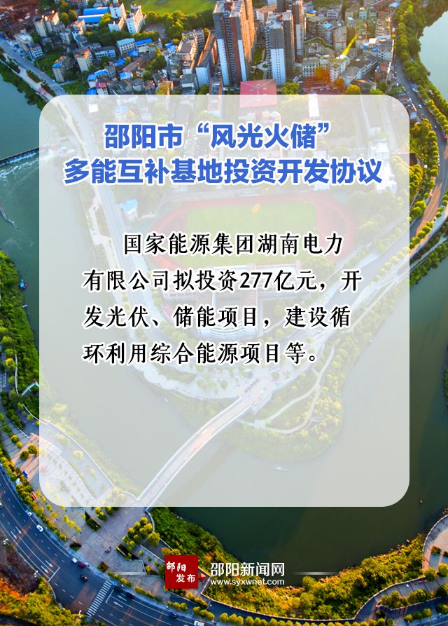 总投资1258亿元！邵阳市6个重大项目集中签约(图2)