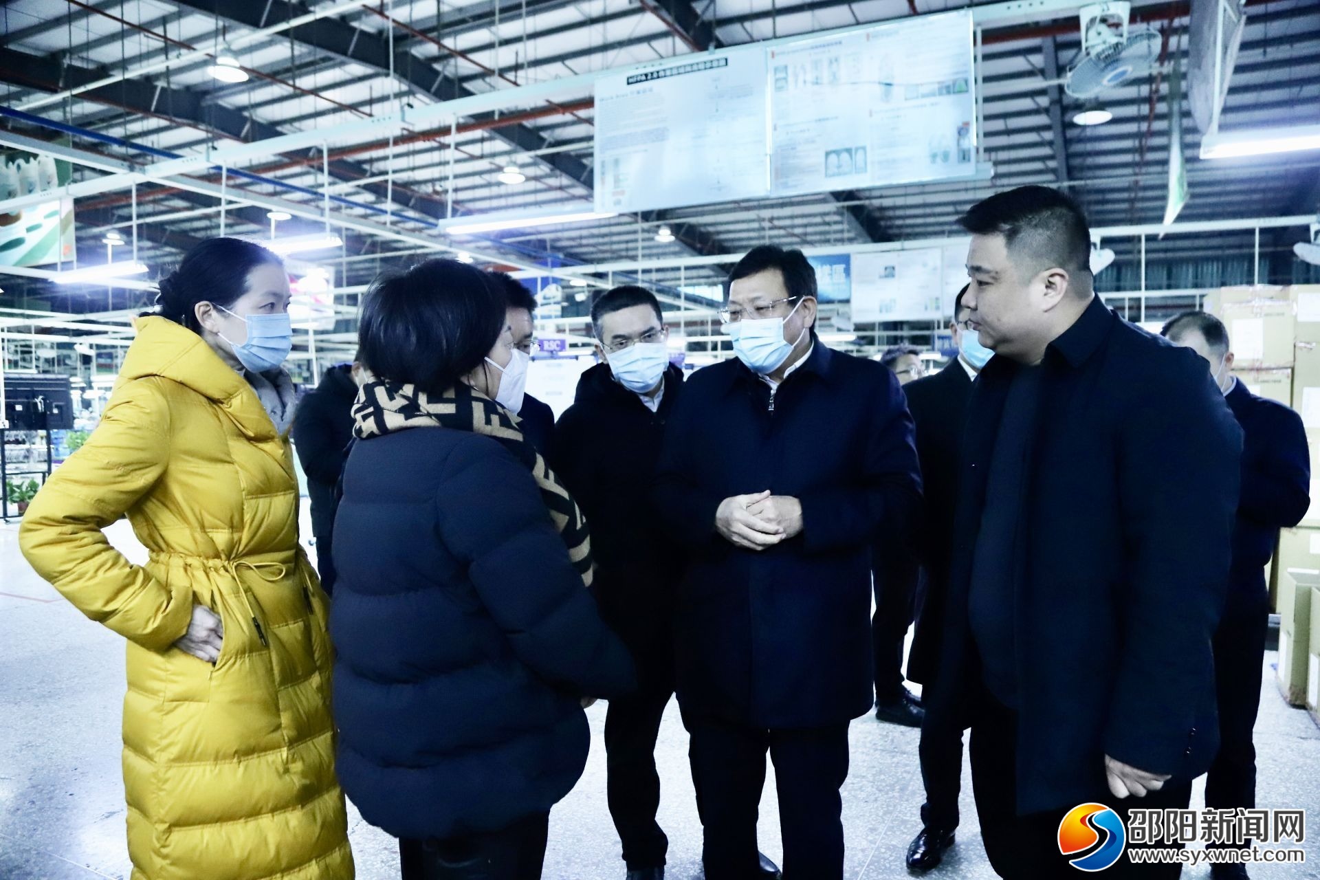 华学健专题调研重点企业项目运行建设工作(图1)