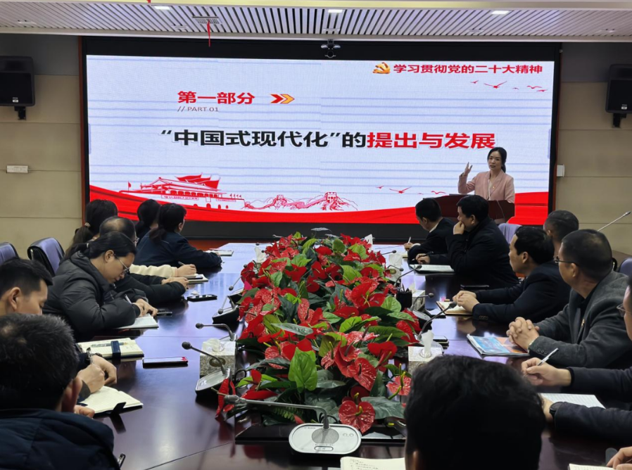 市委宣讲团深入邵阳经开区企业宣讲党的二十大精神(图1)