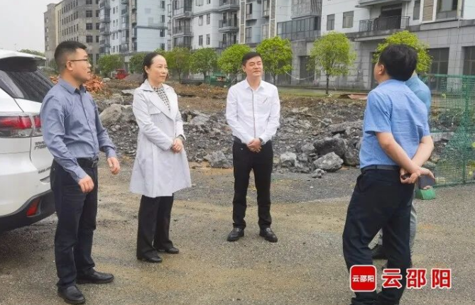 仇珂静到邵阳经开区调研邵阳经开区项目建设工作(图1)