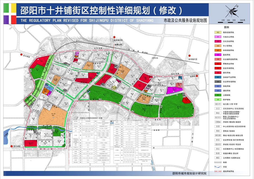 邵阳市十井铺街区控制性详细规划修改批前公示(图3)